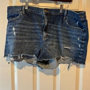 Aerie Denim Distressed Women's Shorts